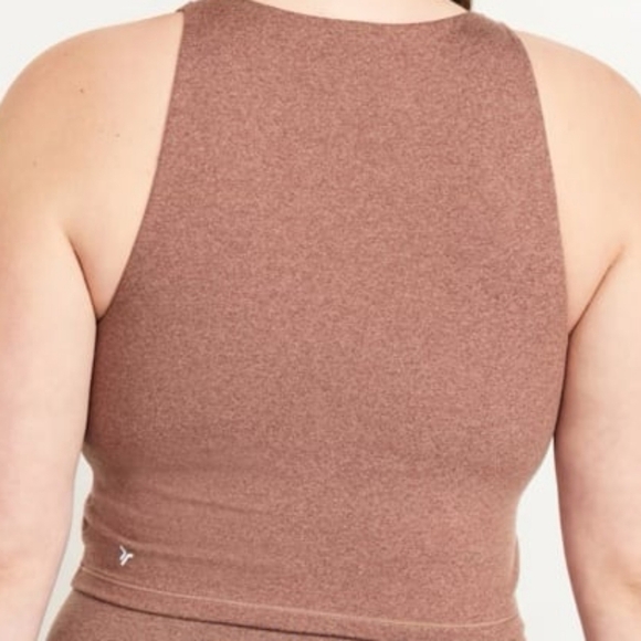 Old Navy Brown Sleeveless Sports Bra Size 4X - Picture 2 of 4